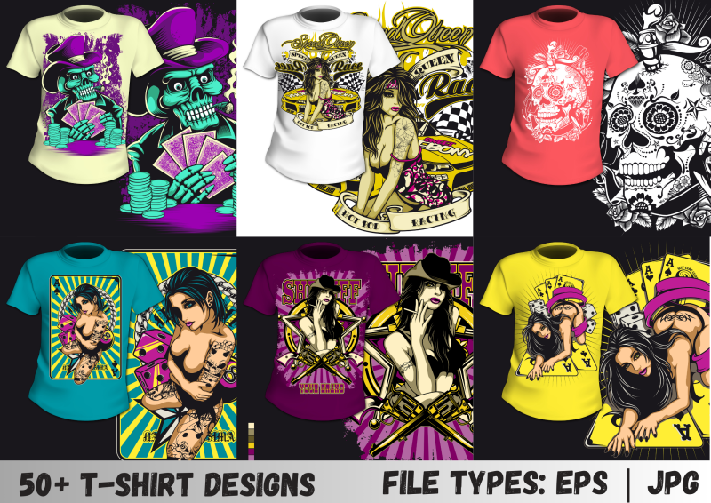 50 Comics and Female T-Shirt Design: Express Your Unique Style with Graphic Fashion
