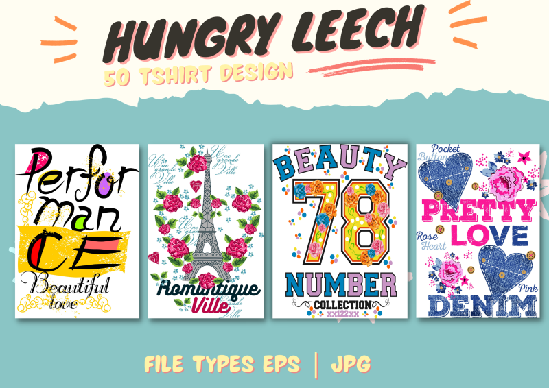 50 HungryLeech Cute T-Shirt Print Designs: Elevate Your Style with Whimsical Fashion