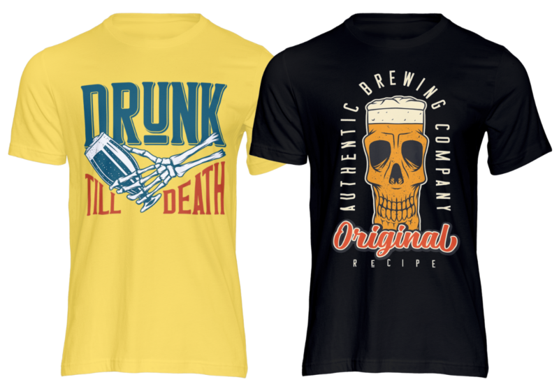 Beer Times 8 T-shirt Designs Bundle: Raise Your Glass to Style!