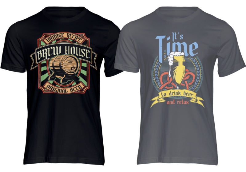Beer House 10 T-shirt Designs Bundle: Sip, Style, Repeat!