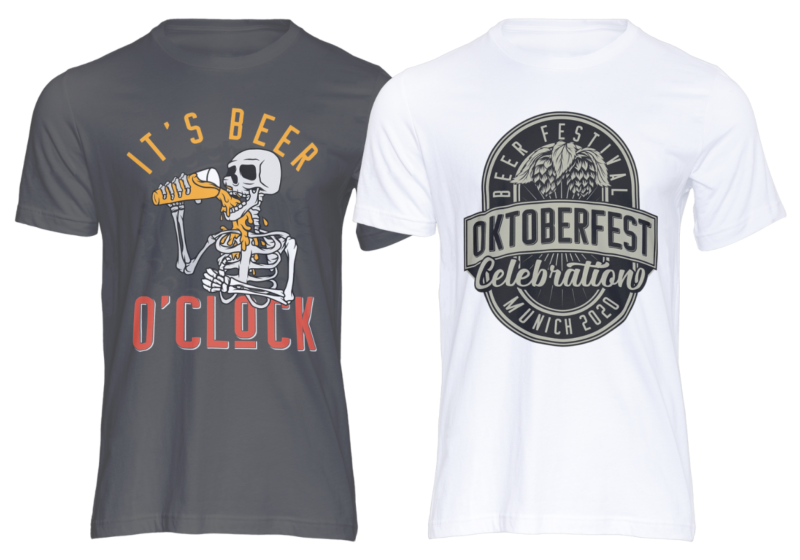 Beer Times 8 T-shirt Designs Bundle: Raise Your Glass to Style!