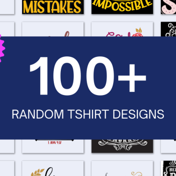 100+ Random T-Shirt Design Bundle: Discover Endless Creativity in Every Design