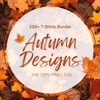 200+ Autumn T-Shirt Design Bundle: Embrace the Cozy Season in Style